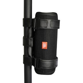 arknato Portable Golf Cart Speaker Mount with Adjustable Strap Fits Most Bluetooth Wireless for Golf Cart Accessories Compatible with Golf Carts Bikes ATVs UTVs Boats Motorcycle