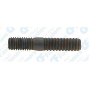10 Double-End Stud 3/8"-24 SAE x 1" -3/8"-16 USS x 5/8"
