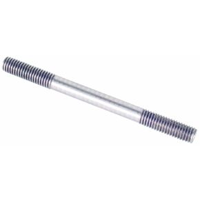 Small Parts - 40574 303 Stainless Steel Stud Plain Finish, 3/8"-16 Threads, 3" Length, 1.13" Threaded Lengths, Made in US (Pack of 2)