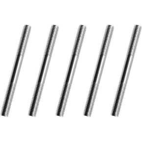 SQXBK M8x80 Stud 5PCS M8x80 304 Stainless Steel Double End Thread Screw Bolt
