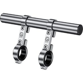BRCOVAN Aluminum Alloy Handlebar Extensions for Bicycle & Motorcycle, Bike Handlebar Extender with Double Mounting Clamp Holder, Fit for Handlebars Diameter 0.87'' to 1.26''