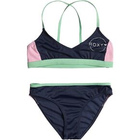 Roxy Girls' Ilacabo Active Athletic Swimsuit Set