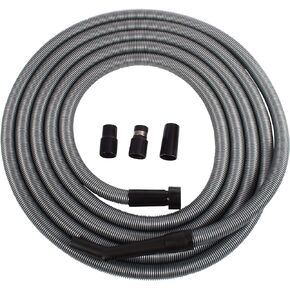 Cen-Tec Systems 95358 Foot Extension Hose for Shop and Garage Vacuums, 30 Ft, Silver