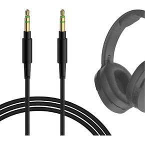 Geekria Audio Cable Compatible with Skullcandy Hesh Evo, Hesh ANC, Crusher ANC, Hesh 2, Hesh 3, Cassette, Venue, Grind, Crusher Evo, Riff 2 Cable, 3.5mm Aux Replacement Stereo Cord (4 ft / 1.2 m)