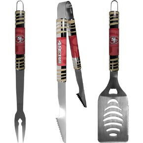 NFL Siskiyou Sports Fan Shop San Francisco 49ers Tailgater BBQ Set 3 piece Team Color