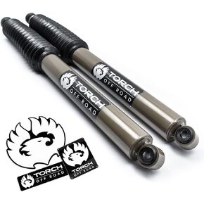 TORCH Extended Rear Shocks (for a 2"-4" Lift) for 2005-2023 Toyota Tacoma 4X4 RWD SR5 TRD - 6 Lug (wheel lug) Models Only