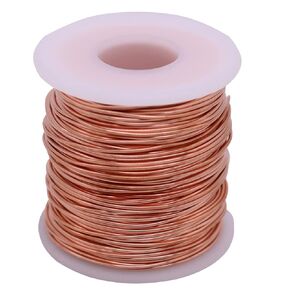 VERNUOS Bare Copper Wire, Bright, 20 AWG,0.032" Diameter, 328' Length,1 Pound Spool