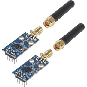 DWEII 2 Sets CC1101 Wireless Module with SMA Antenna Wireless Transceiver Module for Arduino 315/433/868/915MHZ