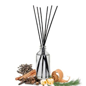 100% Homebody Fragrance Reed Diffuser | Fir, Cedarwood, Sandalwood and Patchouli 3.5oz, Woody Earthy Scents, Aroma Fragrance Oils, Essential Oil Air Freshener Diffuser for Home, Housewarming Gift, Earthy Decor