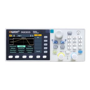 OWON DGE2035 Arbitrary Waveform Generator AWG 14bits Vertical Resolution 2CH 35MHz 125MSa/s 3.6inch LCD Digital Signal Generator