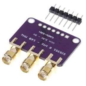 Si5351A I2C 25MHZ I2C high-Frequency Signal Square Wave Frequency Generator Signal Generator, 8KHz to 160MHz 3-5 VDC for Arduino in Kuwait