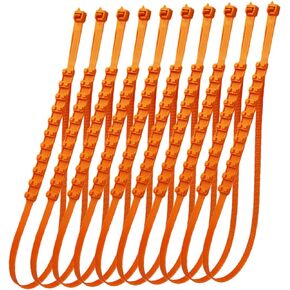 SUPVOX 10pcs Car Snow Chains Truck Tires Snow Chains for Car Plastic Chain Car Chain Snow Tires Car Snow Tire Chains Tire Zip Cable Truck Chains for Snow Truck Tire Chains Non-slip Tie up