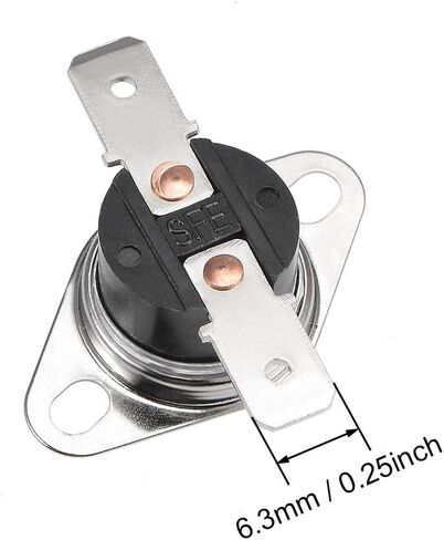uxcell 10 قطع NC KSD301 ترموستات 90-150 درجة مئوية (194-302 درجة فهرنهايت) مفتاح التحكم الحراري في درجة الحرارة 90 95 100 105 110 115 120 130 140 150 درجة مئوية مجموعة متنوعة قريبة عادة in Kuwait
