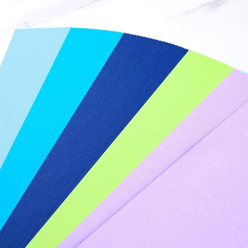 MCPINKY 100 Sheets Cardstock Paper, Colored Construction Paper A4 Card Stock Craft Paper for Card Making Kids Art Crafts Scrapbooking in Saudi Arabia
