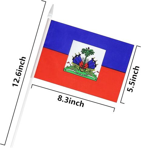 America USA Flags Hand Held Small Mini American Stick Flags Miniature US on Stick Flags with 12.6" Solid Pole & Spear Top,Party Events Celebration,School,Grand Opening,Kids Birthday,Sports Clubs,Celebration Decorations (25 Pack ) in Saudi Arabia