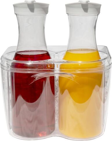 خادم زجاجات النبيذ المبرد بالثلج - مبرد زجاجات الشمبانيا والنبيذ 750 مل | دلو تبريد أنيق مقاوم للكسر للحفلات والمطابخ والحانات والأماكن الخارجية | يحافظ على برودة الزجاجات المبردة مسبقًا لفترة أطول in Kuwait