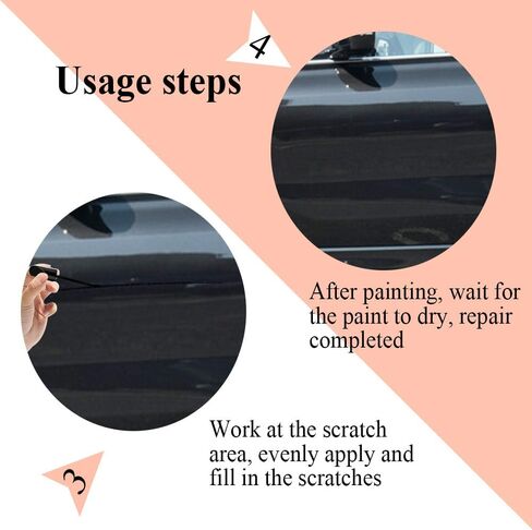 Touch Up Paint for Cars, Car Touch Up Paint Fill Paint Pen, Quick And Easy Car Scratch Repair Pen, Car Remover Scratch Repair Paint Pen Clear Painting Pen for Erase Car Scratches in Saudi Arabia