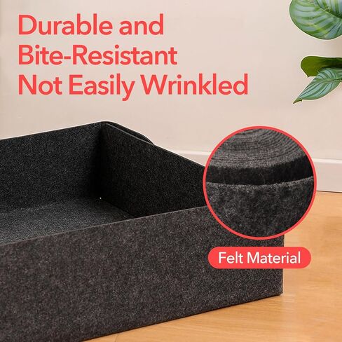 أسرة GooCare للحيوانات الأليفة للفصول الأربعة للقطط والكلاب، سرير لباد ومرتبة عالية الارتداد، مقاس كبير 23 × 20 بوصة، مصممة لتوفير الراحة القصوى للحيوانات الأليفة والنوم المثالي in Kuwait