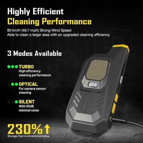 NITECORE BB21 Electronic Photography Air Blower Camera Cleaning Kit with COB Flashlight in Saudi Arabia