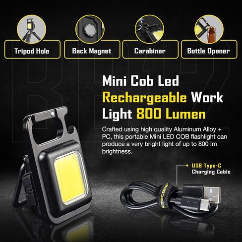 NITECORE BB21 Electronic Photography Air Blower Camera Cleaning Kit with COB Flashlight in Saudi Arabia