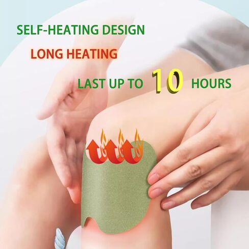 100Pcs Mugwort Ginger Patch for Pain, 艾灸贴 Pure Nature Moxa Sticker Chinese Traditional Herbal Paste Pads for Foot Neck, Shoulder, Waist, Feet, Joint, Hand Seniors Gift, 12 * 8cm, Pack of 10 in Kuwait