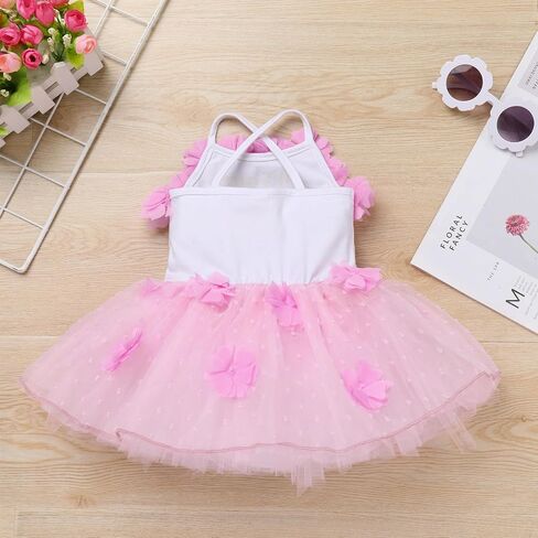ODASDO 1/2 Birthday Girl Outfit for Baby Girl's Six Months Party Dress With Flower Headband Photoshooting Summer Clothes in Saudi Arabia