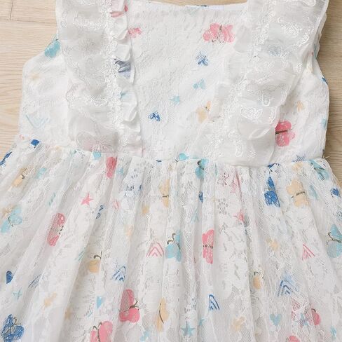 OBEEII Birthday Dress for Girls Toddler Summer Tulle Dress Sequin Dots Princess Party Flower Girl Pageant Dress in Saudi Arabia