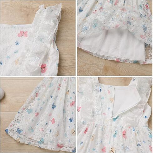 OBEEII Birthday Dress for Girls Toddler Summer Tulle Dress Sequin Dots Princess Party Flower Girl Pageant Dress in Saudi Arabia