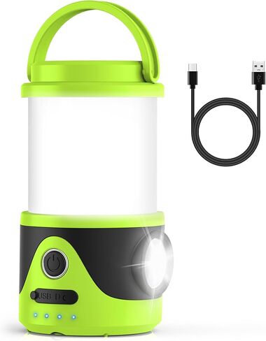 مصباح يدوي Sunoony قابل لإعادة الشحن LED للتخييم، 9 أوضاع إضاءة 3 درجات حرارة لونية 10000 مللي أمبير في الساعة مخرج USB، IPX3 مقاوم للماء، مقبض محمول، ضوء الطوارئ للإعصار، وانقطاع الطاقة، والمنزل، والمشي لمسافات طويلة in Kuwait