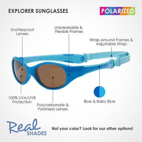 نظارات شمسية بيضاوية الشكل للفتيات من Real Kids Shades in Saudi Arabia