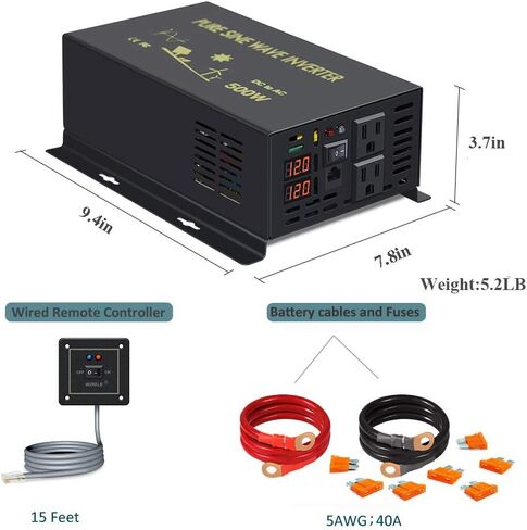 WZRELB تصميم موثوق به نقية موجة جيبية العاكس DC إلى AC 24VDC إدخال 120VAC إخراج خارج الشبكة محول الطاقة الاحتياطية، (RBP60024B1) in Kuwait