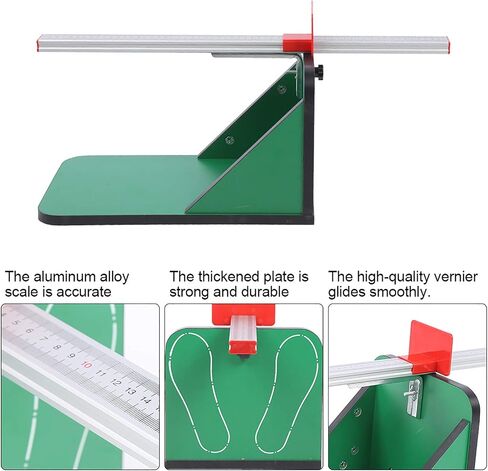 Sit and Reach Box, Flexibility Testing Easy to Read Accurate Testing Sit and Reach Aluminum Alloy Scale with Scale for Kids Adults in Saudi Arabia