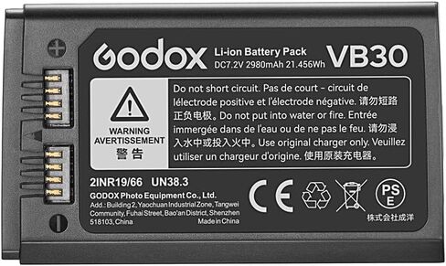 GODOX VB30 DC7.2V 2980mAh 21.456Wh بطارية ليثيوم أيون لـ V1Pro-C، V1Pro-S، V1Pro-N، V1Pro-F، V1Pro-O Speedlight Speedlite in Saudi Arabia