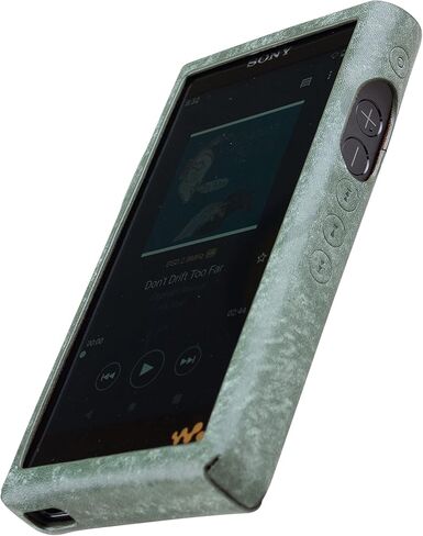 MITER CASE Compatible with Sony NW-WM1AM2 / NW-WM1ZM2 Walkman , Handmade Italy Pueblo Leather Case Cover + a Screen Protector for WM1AM2 WM1ZM2 (Bordo) in Saudi Arabia