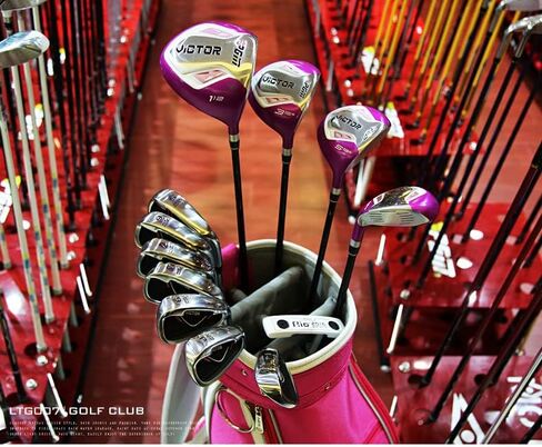 مجموعة مضارب الجولف الكاملة المكونة من 13 قطعة للنساء التي تستخدم اليد اليمنى، تتضمن سائق سبيكة 460 سم مكعب، وغابات الممر، وهجينة، و6-#SW، ومضرب الجولف وحقيبة حامل الجولف in Kuwait