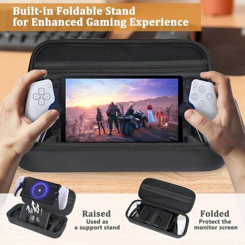 حقيبة حمل LEFOR·Z لبوابة PS، حقيبة تخزين واقية للسفر ذات هيكل صلب تتلاءم مع مشغل Playstation Portal عن بعد وملحقاته in Kuwait