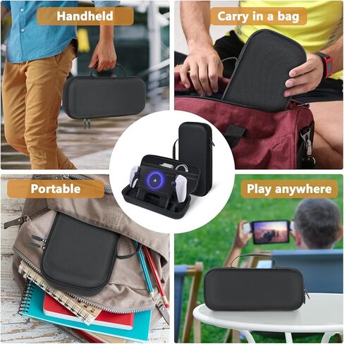 حقيبة حمل LEFOR·Z لبوابة PS، حقيبة تخزين واقية للسفر ذات هيكل صلب تتلاءم مع مشغل Playstation Portal عن بعد وملحقاته in Kuwait