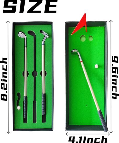 Mini Golf Pen Set, Mini Desktop Golf Gift Golf Ball Club Pen Unique Christmas Stocking Stuffers Funny Birthday Gift,Suitable for Office, Study When Tired Decompression in Saudi Arabia