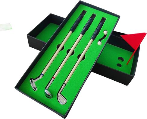 Mini Golf Pen Set, Mini Desktop Golf Gift Golf Ball Club Pen Unique Christmas Stocking Stuffers Funny Birthday Gift,Suitable for Office, Study When Tired Decompression in Saudi Arabia
