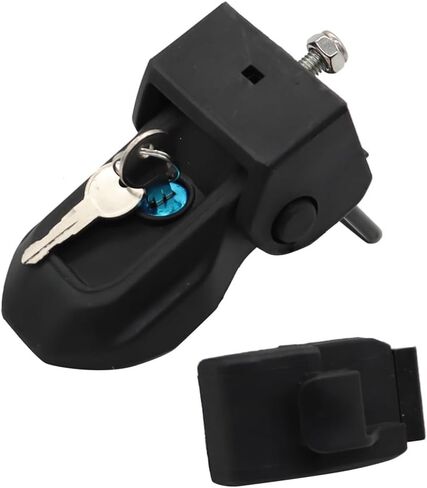 Nakkaa Locking Hood Latch Catch with Lock Compatible with Wrangler JL JT 2018-2023 Accessories Black 2pcs in Saudi Arabia