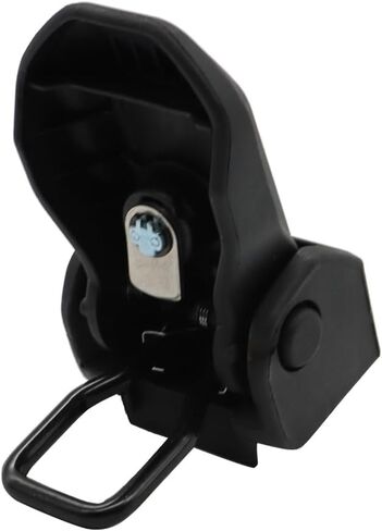 Nakkaa Locking Hood Latch Catch with Lock Compatible with Wrangler JL JT 2018-2023 Accessories Black 2pcs in Saudi Arabia