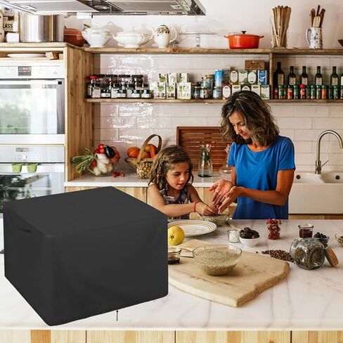 غطاء صانع الآيس كريم، يغطي صانع الآيس كريم الأوتوماتيكي Whynter ICM-15LS، يناسب آلة صنع الآيس كريم بسعة 1.6 لتر، غطاء صانع الآيس كريم مقاوم للماء والغبار (19.3 × 11.8 × 10 بوصة) in Kuwait