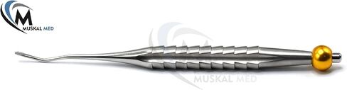 MuskalMed New Small Up Angled Spade Root Proximator PDL Dental Elevator Stainless Steel Polish Instruments ELV-012 in Saudi Arabia