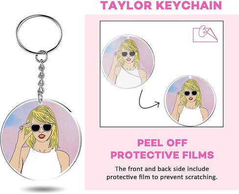 SOLINFOR TS Bracelets with Birthday Card and Keychain Merch Stuff Jewelry Gifts for Girls Women Fans in Kuwait