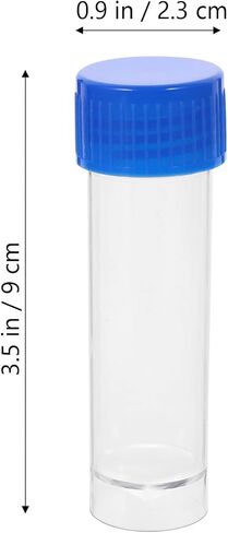 10PCS Specimen Cups 25-30ml Clear Cup with Screw On Lids – for Safe Pee, Stool, Sample for Testing in Saudi Arabia