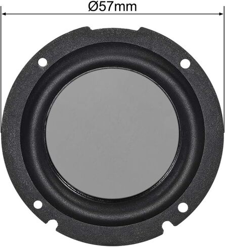 uxcell 4Pcs 2 Inches 57mm Bass Speaker Passive Radiator Auxiliary Rubber Vibration Plate Subwoofer DIY Repair in Saudi Arabia