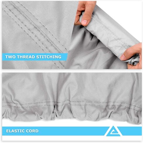 غطاء قارب قابل للسحب مصبوغ مقاوم للماء وقابل للقطر من شركة Leader Accessories Solution مناسب لقوارب صيد الأسماك على شكل V ثلاثي الهيكل وقوارب الباس ذات الطراز الاحترافي، مقاس كامل in Kuwait