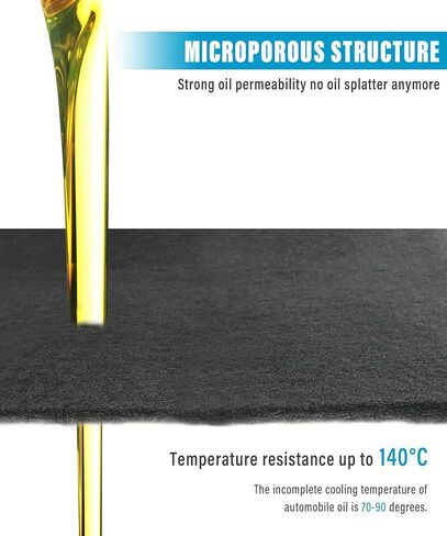 RACOONA Oil Drain Splash Pad,Automotive Oil Pad Oil Drain Pad,Car Accessories Oil Drain Pan Pad,Oil Drain Anti Splash Pad,No Splatter Pad Square Pad for Car Changing Oil Transmission Drain Pan in Saudi Arabia