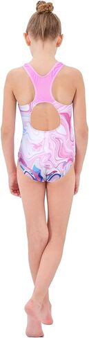 JESKIDS Girls One Piece Swimsuit Athletic Racerback Bathing Suit for Swimming 4-13 Years in Kuwait