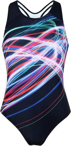 JESKIDS Girls One Piece Swimsuit Athletic Racerback Bathing Suit for Swimming 4-13 Years in Kuwait